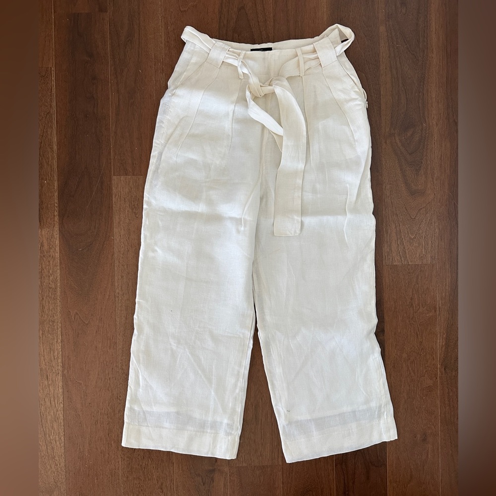 White Linen Pants.